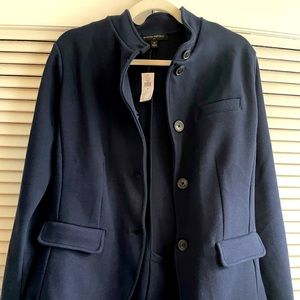 Preppy Collarless Blazer jacket